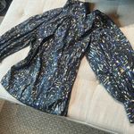 Hunter Bell New York Pleated Mock-neck Blouse Size Small Photo 5