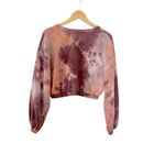 Altar'd State Altar’d State Tie Dye V Neck Cropped Sweatshirt Size L Photo 3