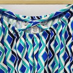 Eye Candy Geometric Blue off Shoulder Dress Size L Photo 1