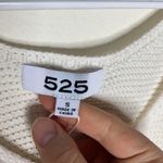 525 America cream ruffle front sweater tank sz S Photo 6