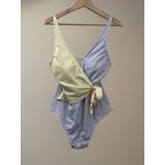 Kona Sol  Front Wrap Full Coverage OnePiece‎ Swimsuit Small Sz XL Photo 1