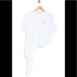 Off-White Logo Spiral Draping High/Low T-Shirt Photo 2