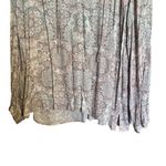 Lucky Brand  Top Womens Large Multicolor Boho Flowy Split Neck Long Sleeve Blouse Photo 3