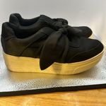 Seven Dials  black shoes. Size 8 1/2. I adorable flat shoes with a black bow.​​​ Photo 1