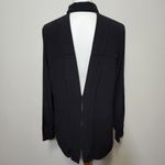 Bardot  black crepe cutout button down size 8 Photo 3