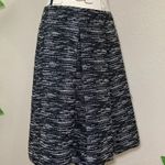 Tahari Tweed Pleated Black Skirt Photo 3