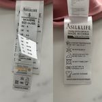 A Silk life Cowl Neck Short Silk Slip Dress size small Ballet pink Feminine Chic Photo 7