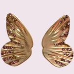 Betsey Johnson NWT  Butterfly Half Wing Earrings Photo 0