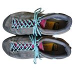 La Sportiva TX2 EVO Women 7 US Grey Leather Low Hiking Shoes Vibram Soles FLAWS Photo 5