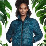 Skechers  x Diane Von Furstenburg Go Shield Animal Print Athletic Puffer Size L Photo 0