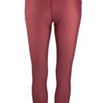 NEW Aerie Maroon Red Pull On High Waisted Ankle Yoga Leggings Workout Pants Sz M Size M Photo 2