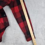 Madewell  Flannel Side-Button Oversized Ex-Boyfriend Shirt Buffalo Check Size M Photo 7