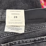 Citizens of Humanity NWT Washed Black Emerson Slim Fit Boyfriend Denim Jeans Photo 3