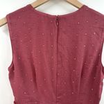 Revolve  LDT LDT Pink Rose Metallic Peplum Waist V Neck Maxi Dress Size 4 Photo 6