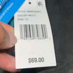 Bleu Rod Beattie  New High Waist Sarong Bikini Bottoms Tropical print Sz 12/L Photo 9