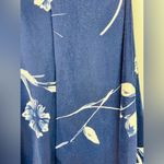 See You Monday Women’s Blue Floral Pleated Skirt Size Medium Elegant & Feminine Photo 10
