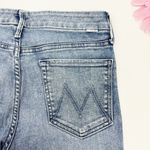 MOTHER Denim The Looker Ankle Fray Skinny Cigarette Jeans Twice Shy Light Wash Blue Size 30 Photo 8