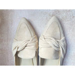 J.Crew  Pointed Toe Slip-On Loafers Beige Suede Knotted 9 Preppy Coastal Summer Photo 3