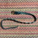 VTG BLACK BRAIDED LEATHER WESTERN BELT Photo 2