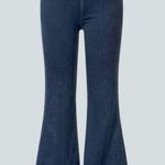 Halara NWT  Flex High-Waisted Crossover Pocket Washed Stretchy Flare Jeans Photo 2