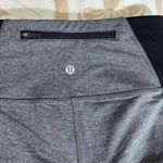 Lululemon  | On Your Mark‎ Crop 23" Heathered Black Ruched Ankles | Women's 4 Photo 7