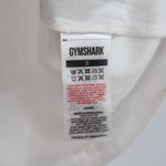Gymshark  Logo T Shirt White Crew Neck Short Sleeve Athleisure Size S Photo 4