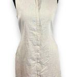 Theory  Beige Full Zip Linen Blend Dress Photo 0