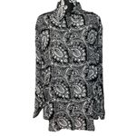 Diane Von Furstenberg Vintage 1995  Paisley Print Collared Button Down Blouse Photo 3