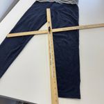 Abercrombie & Fitch Leggings Womens Large Blue Foldover Yoga Pant Vintage Y2K Photo 6