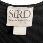 SfRD Society For Rational Dress Flowy Peplum Knit Black Tank Women’s Size Small Photo 2