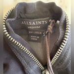 ALLSAINTS NWT  Jayda V Neck Sleeveless Zip Front Black Silk Dress Sz M Photo 8