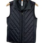 Lucy Vest Women M Black Goose Down Filled Outdoor Full Zip Puff Pocket Spring Size M Photo 0