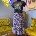 Ed Hardy  Flaming Skull Black Crop Top Size S/M Photo 5