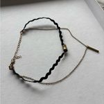 Black and gold pendant choker Photo 1