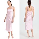 Amanda Uprichard  Hayley Silk Dress Light Pink Photo 1