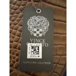 Vince Camuto Brand New  Croco Small Crossbody Mavis Catech Wood Multi Photo 2