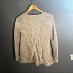 ZARA  knit cream scoop neck sweater Photo 8