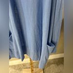 Nordstrom Rack Blue Open Front Long Cardigan Sweater Pockets Womenโs Large Photo 3