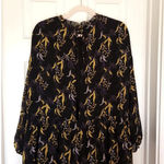 Aritzia LE FOU BY WILFRED  Leman Dress Dark Floral Size 2 90s Ruffle Photo 9