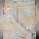Sundry  Pop Pink and Orange Tie Dye Drawstring Shorts Size 3/Medium Pockets Photo 3