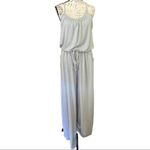 Zenana Premium Gray Spaghetti Strap Jumpsuit Size 1X Photo 4