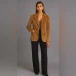 Ah! Austin Hill Women’s Velvet Blazer Camel Tan Academia Equestrian 14 Photo 6