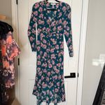 Intermix  Floral Teal Aria Dress - Size 0 Photo 2