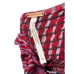 Free People  City Girl Striped Red & Blue Wide-Leg Jumpsuit Button-Front Size‎ 6 Photo 5