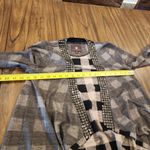 Heartloom Revolve  Brown checker Plaid duster Shrug with Metal Appliqué small Photo 11