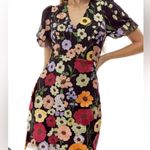 Adelyn Rae  Black Floral Mini Dress Photo 1