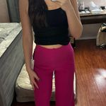 Wide Leg Cropped Dress Pants Pink Size XS Photo 7