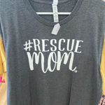 NWT Gray Rescue Mom Tee Size L Photo 0