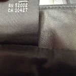 Dana Buchman  Genuine Leather Pants Black Side & Ankles Zipper 4 Straight Leg Photo 10