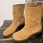 Tommy Hilfiger Womens Vintage Y2K Suede Squared Toe Block Heel Boots Size 7.5 Photo 5